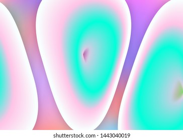 Fluid background. Vivid gradient mesh. Holographic 3d backdrop with modern trendy blend. Creative report, presentation layout. Fluid background with liquid dynamic elements and shapes.