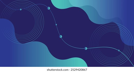 fluid background wave vector with gradient  color round and wave shape it can use for background a blue background design, this design can be used as a background.