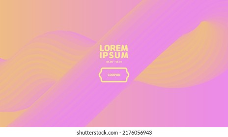 fluid background.A gradation wallpaper with pink and yellow
