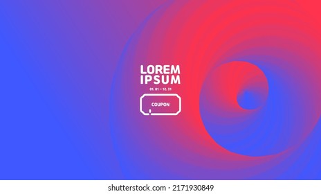 fluid background.Blue and red gradation wallpaper