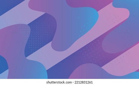 Fluid Banner. Abstract Layout. Flow Modern Design. Gradient Pattern. Wavy Landing Page. Spectrum Brochure. Pink Memphis Poster. Bright Paper. Lilac Fluid Banner
