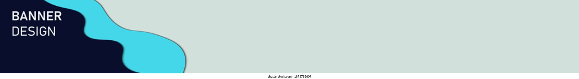Fluid banner background design. Eps10 vector
