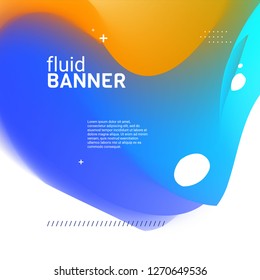 Fluid banner template for your event.