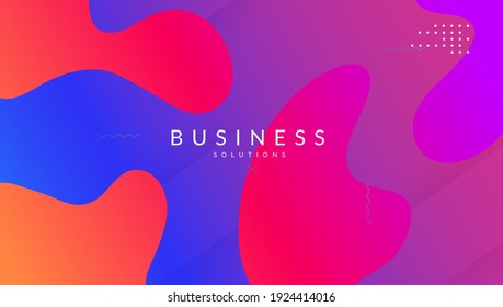 Fluid Banner. Violet Mobile Background. Color Multicolor Invitation. Liquid Shapes. Digital Element. Art Landing Page. Geometric Page. Flow Dynamic Shape. Violet Fluid Banner