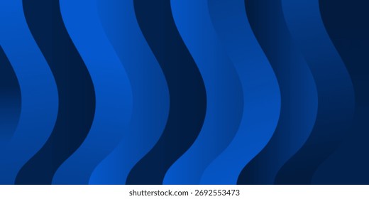 Fluid blue abstract background with vertical wavy lines and smooth gradient tones, evoking motion and modern elegance.