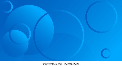 Composición de Formas de degradado azul fluido. para diseño de presentación