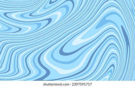 Fluid Blue Marbling Pattern Background