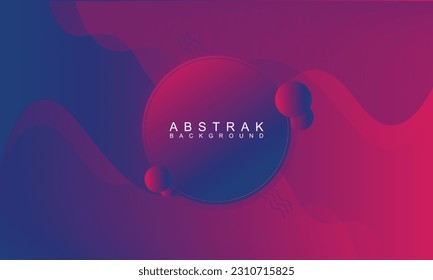 Fluid blue and pink color background design. Fluid gradient composition. Creative illustration for poster, banner