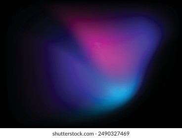 Fluid blurred gradient technology colorful abstract design background with blue pink purple gradient color