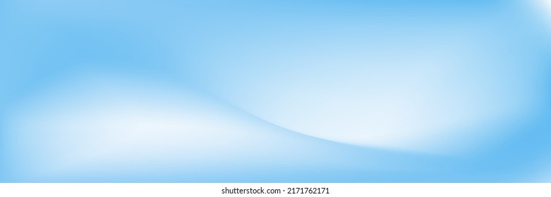 Fluid Blurry Ocean Summer Vibrant Smooth Surface. Soft Curve White Blue Wavy Gradient Backdrop. Cloudy Liquid Bright Smooth Flow Background. Color Turquoise Light Pastel Sky Water Gradient Mesh.