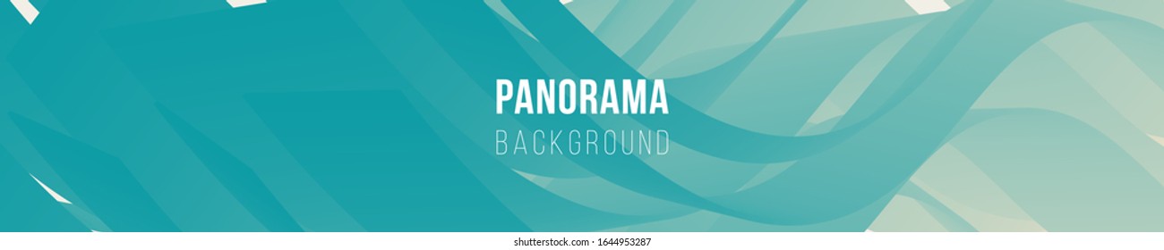 Fluid bright colored panorama. Abstract liquid shapes composition. 3D effect with blend gradient. Colors name: Boy red, Alabaster, Pearl. Eps10 vector illustration.