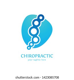 Fluid Chiropractic Template Spine Care Logo Stock Vector (Royalty Free ...