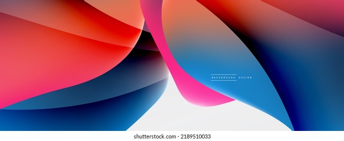Fluid color abstract background. Liquid gradients, wave pattern. Trendy techno business template for wallpaper, banner, background or landing
