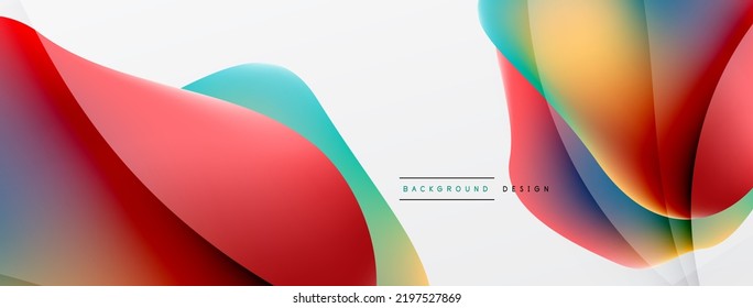 Fluid color abstract background. Liquid gradients, wave pattern. Trendy techno business template for wallpaper, banner, background or landing