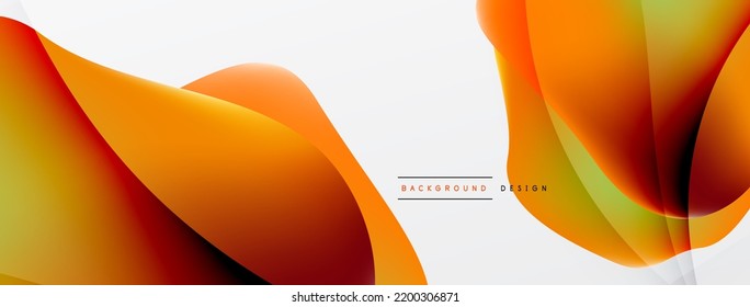 Fluid color abstract background. Liquid gradients, wave pattern. Trendy techno business template for wallpaper, banner, background or landing