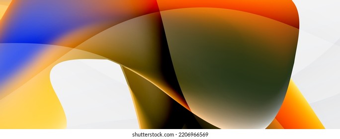 Flüssiger, abstrakter Hintergrund. Flüssige Farbverläufe, Wellenmuster. Trendy Techno Business Template für Tapete, Banner, Hintergrund oder Landung