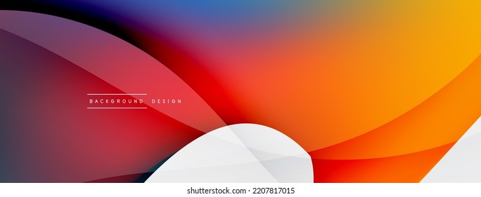 Fondo abstracto de color fluido. Gradientes líquidos, patrón de ondas. Plantilla de negocios de moda para tecno para papel de pared, banner, fondo o aterrizaje
