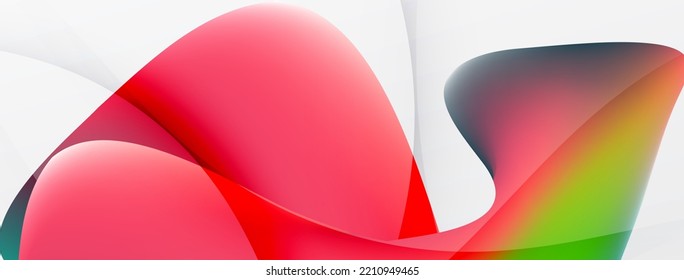 Fluid color abstract background. Liquid gradients, wave pattern. Trendy techno business template for wallpaper, banner, background or landing