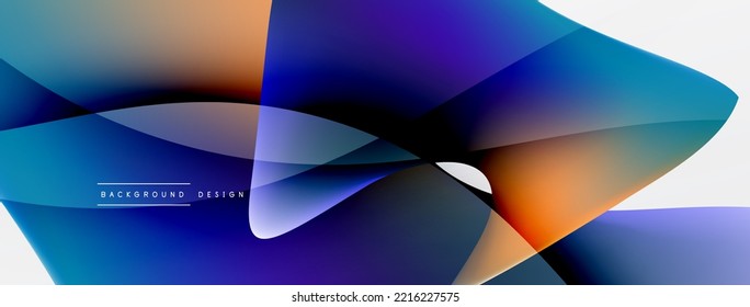 Fluid color abstract background. Liquid gradients, wave pattern. Trendy techno business template for wallpaper, banner, background or landing
