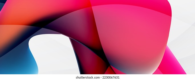 Fluid color abstract background. Liquid gradients, wave pattern. Trendy techno business template for wallpaper, banner, background or landing