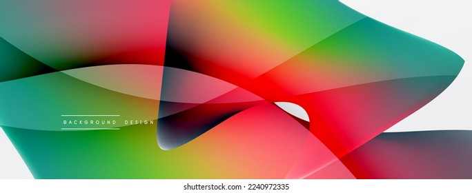 Fluid color abstract background. Liquid gradients, wave pattern. Trendy techno business template for wallpaper, banner, background or landing
