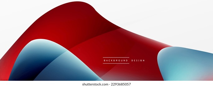 Fluid color abstract background. Liquid gradients, wave pattern. Trendy techno business template for wallpaper, banner, background or landing