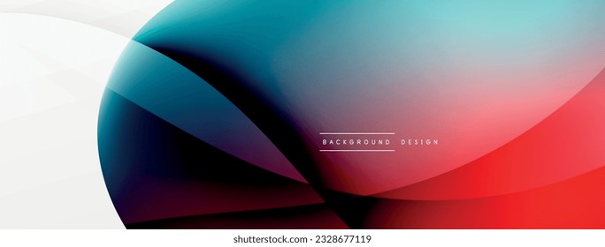 Fluid color abstract background. Liquid gradients, wave pattern. Trendy techno business template for wallpaper, banner, background or landing