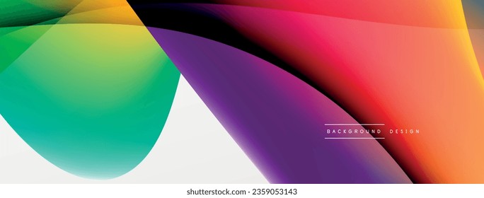 Fluid color abstract background. Liquid gradients, wave pattern. Trendy techno business template for wallpaper, banner, background or landing