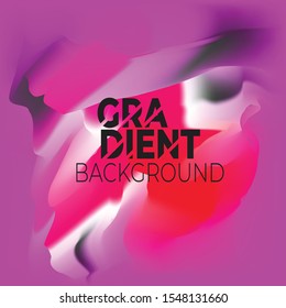 Fluid Color Background Design/ Gradient Poster Vector Illustration