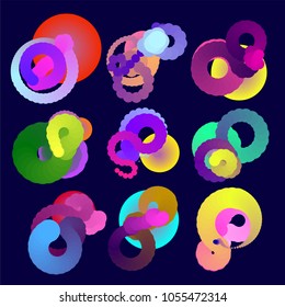 Fluid color background. Liquid shape . Eps10 vector.