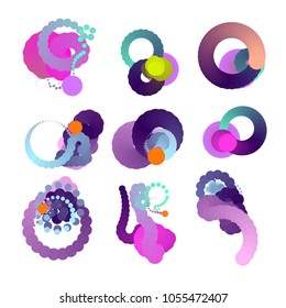 Fluid color background. Liquid shape . Eps10 vector.