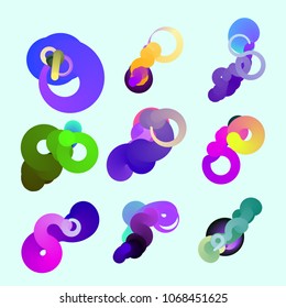 Fondo de color fluido. Forma líquida. Vector Eps10.