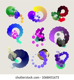 Fluid color background. Liquid shape . Eps10 vector.