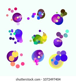 Fluid color background. Liquid shape . Eps10 vector.