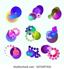Fondo de color fluido. Forma líquida. Vector Eps10.