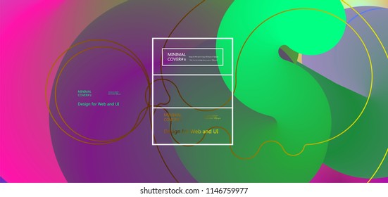 Fluid color background. Liquid shape . Eps10 vector.