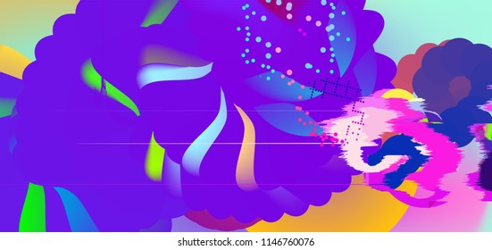 Fluid color background. Liquid shape . Eps10 vector.