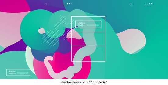 Fluid color background. Liquid shape . Eps10 vector.