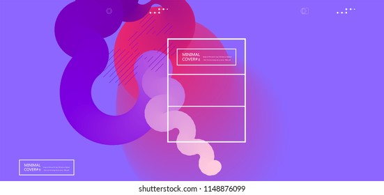 Fluid color background. Liquid shape . Eps10 vector.