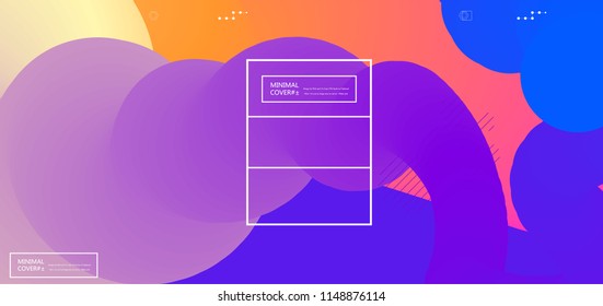 Fondo de color fluido. Forma líquida. Vector Eps10.