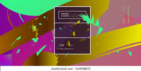 Fluid color background. Liquid shape . Eps10 vector.