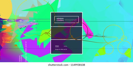 Fondo de color fluido. Forma líquida. Vector Eps10.