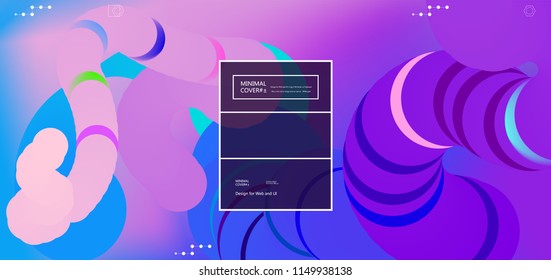 Fluid color background. Liquid shape . Eps10 vector.