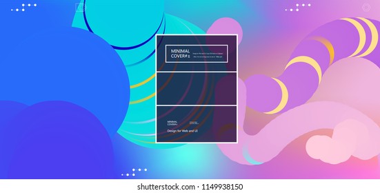 Fluid color background. Liquid shape . Eps10 vector.