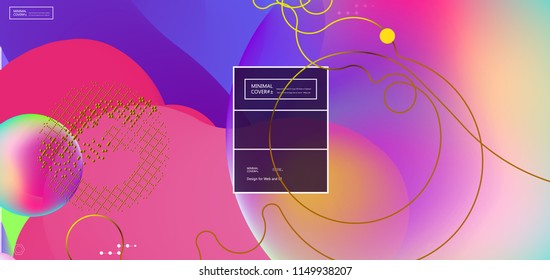 Fluid color background. Liquid shape . Eps10 vector.