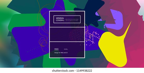 Fluid color background. Liquid shape . Eps10 vector.