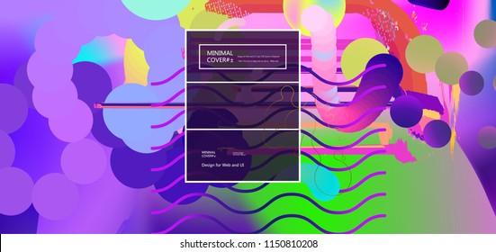 Fluid color background. Liquid shape . Eps10 vector.