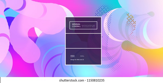 Fluid color background. Liquid shape . Eps10 vector.
