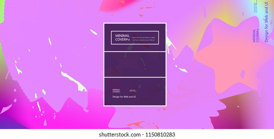 Fluid color background. Liquid shape . Eps10 vector.