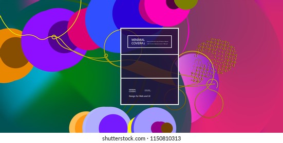 Fluid color background. Liquid shape . Eps10 vector.
